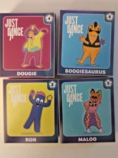 McDONALD'S JUST DANCE BOOGIESAURUS RON MALOO DOUGIE Card Game Ubisoft NIB NEW