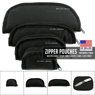 Zipper Pouches for Knives & Tools - (Multiple Sizes) - (CKK LTD II)