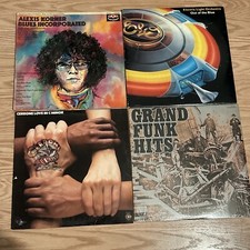 Misc Lot Of 4 Vintage Vinyl - Alexis Korner, Funk Hits, Electric Light Orchestra