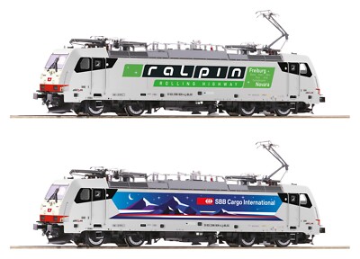 ROCO 7500035 186 909 SBB Cargo / Ralpin / Akiem Light Grey, Different Sides