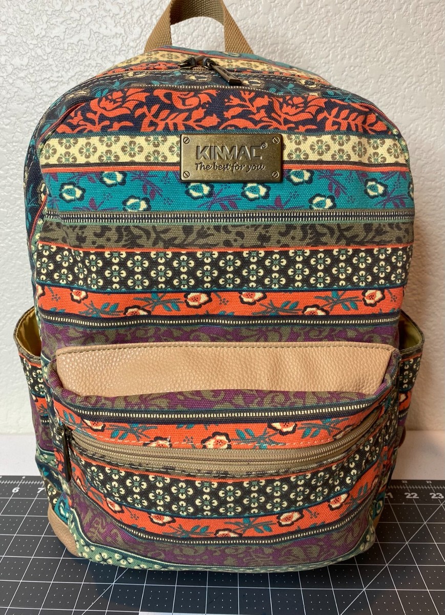 bohemian laptop backpack Kinmac Waterproof For Laptop Up to 15.6 Inch Men Women Travel Outdoor Backpack (Bohemian) Step out in style with our Vintage Bohemian Canvas Backpack Beige Cotton Quilted Patchwork Backpack