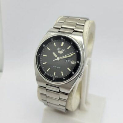 Seiko 5 Automatic 7009-3160 Railway Time Day/Date Vintage Men's