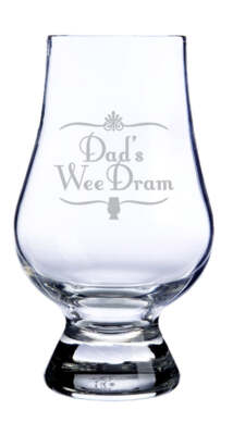 Offizielles Glencairn Scottish Whisky Whiskey Tasting Glas - Dad's Wee Dram