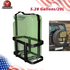 Jerry Can Holder Mount 5.28 Gallons/20L Gas Rack Fuel Gasoline Military Metal