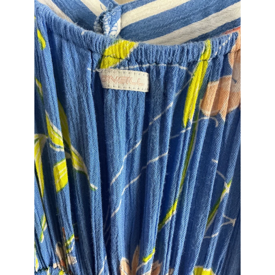 ONeill Romper Girls Small Floral V-Neck Sleeveless - Image 4 of 4