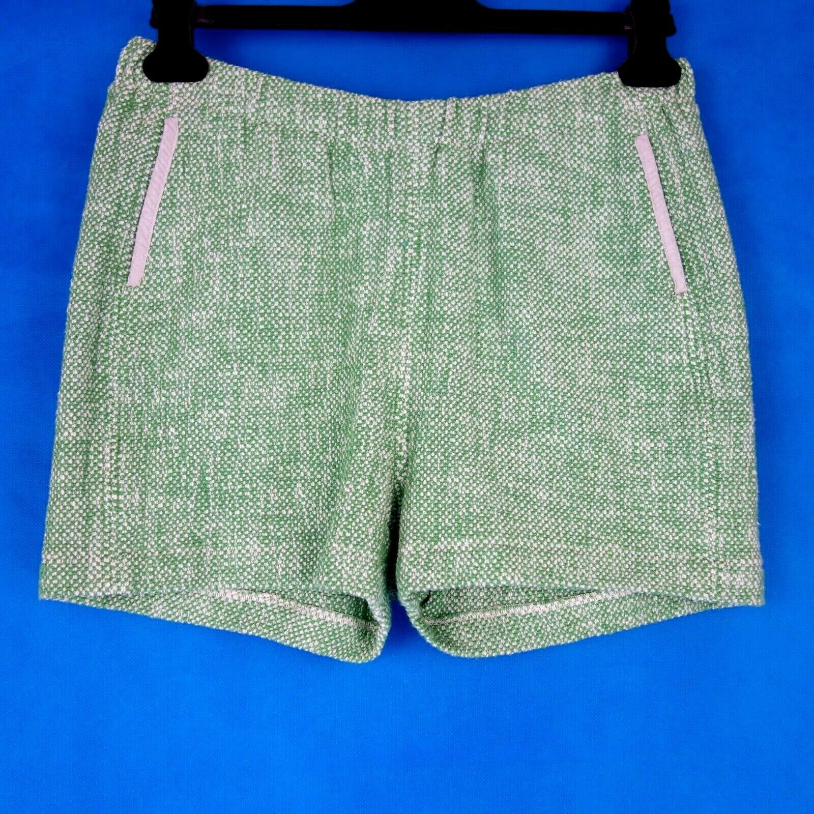 Humanoid A surprise price is realized Womens Shorts Size L 40 Green Pockets White Our shop most popular NP Coarse 1