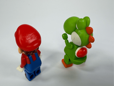 2013 K'Nex Nintendo Super Mario Bros Yoshi and Mario 2 Figures | eBay