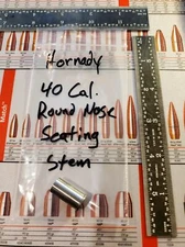 Hornady .40 Cal. Round Nose Seating Stem 