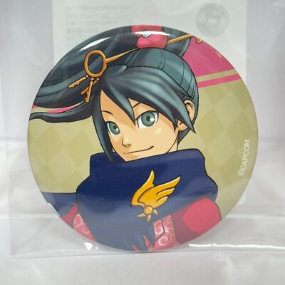 Kay Faraday Ace Attorney Investigations: Miles Edgeworth pin badge - Official!