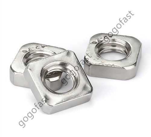 304 Stainless Steel Square Thin Nuts M3 M4 M5 M6 M8 - Picture 5 of 12