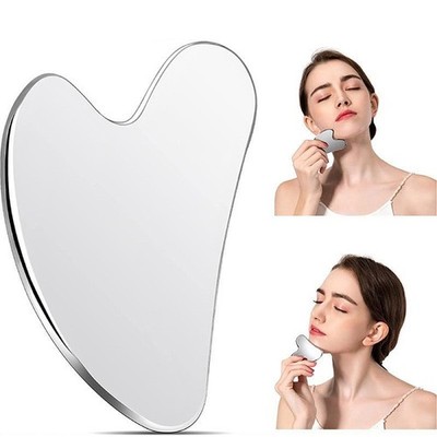 Stainless Steel Gua Sha Scraper Massager For Face Neck Body Guasha Massage Tool