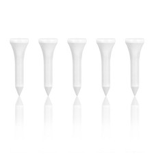 Wooden Golf Tees 1-1/2" 100 Count 38mm White