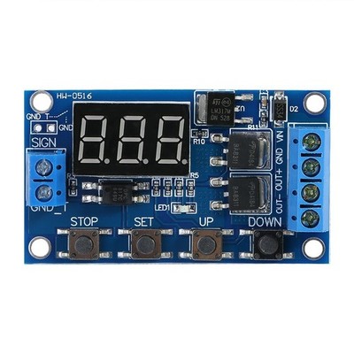 DC 12V Timer Relais, DC 5V36V Trigger Cycle Delay Timer Schalter EIN / Aussch...