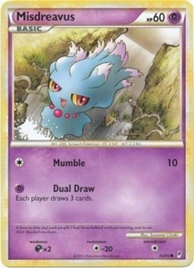 Misdreavus - 65/95 - Common DMG, English Pokemon Call of Legends