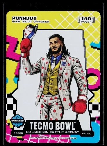 Bo Jackson Battle Arena Tecmo Bowl #160 Pukadot Puka Nacua Rad Brawl