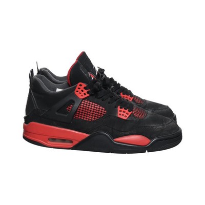 Nike Air Jordan, Sneaker, Größe: 45, 4 Red Thunder, Schwarz/Rot, Herren #ngT