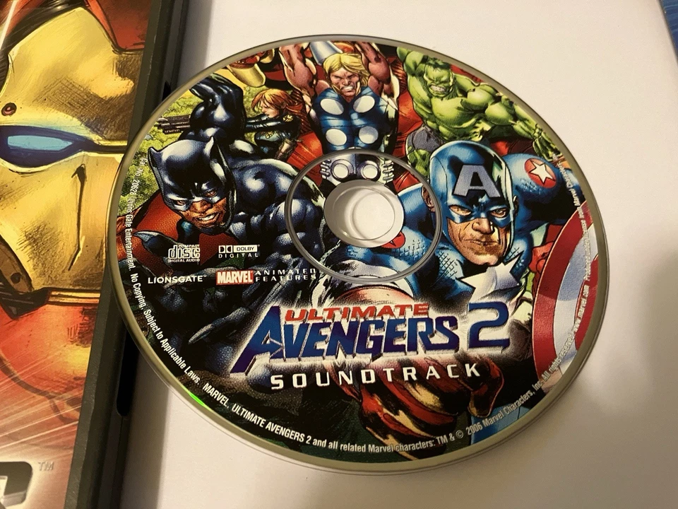 ULTIMATE AVENGERS COLLECTION 4 DISC BOXSET DVD CD SOUNDTRACKS 2006 RARE HTF OOP - Image 4 of 4