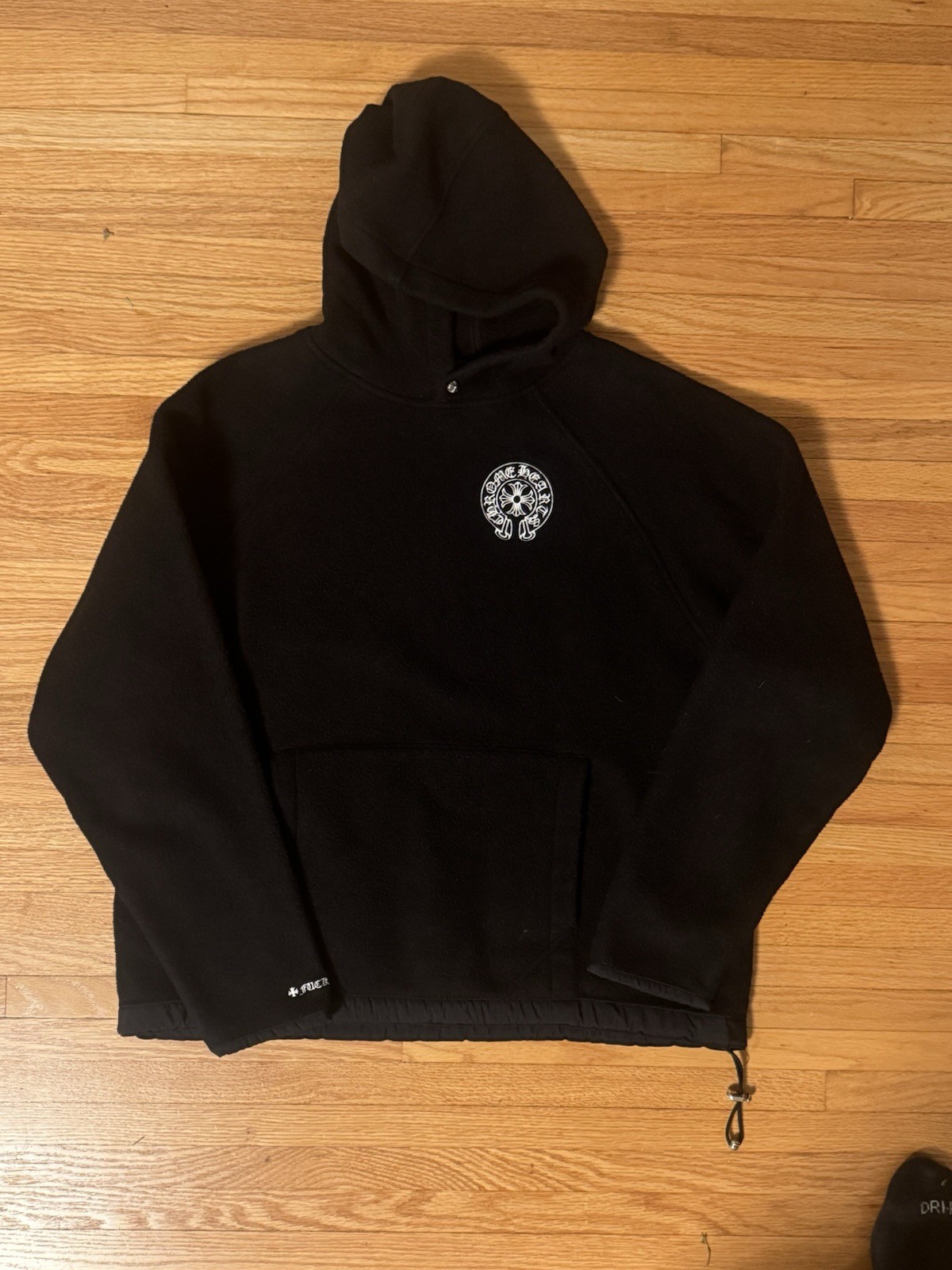 Chrome Hearts Polartec Fleece Pullover Hoodie Size Large