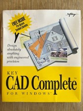 Vintage SoftKey Key CAD Complete for Windows w Disk