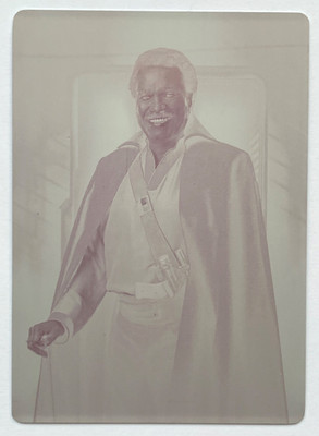 2020 Topps Star Wars Masterwork Lando Calrissian 1/1 Magenta Printing Plate #20