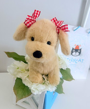 Jellycat Golden Puppy w/Removable Bows BNWT Fast shipping