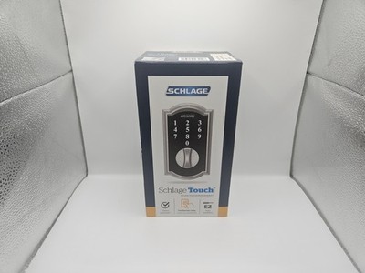 Brand NEW Schlage Touch Camelot Satin Nickel Keyless Touchscreen Deadbolt BE375