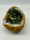 Titanium Agate geode for display z3262 — photo 2