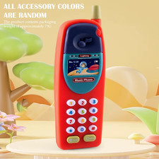Play Phone Toys for Kids, Fun Music Simulation Phone Lighting Learning Cellphone