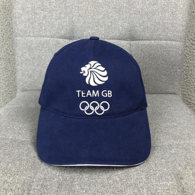 Team GB London 2012 Olympics Hat Cap Strap Back Mens One Size Blue Adidas