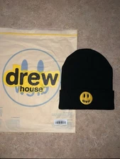 DREW HOUSE Justin Bieber Black Mascot Beanie-New in bag Authentic
