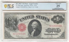 1917 $1 Legal Tender Note - Speelman–White Signatures - “Mule” - PCGS