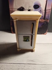 Vintage Fisher Price Loving Family Doll House Kitchen Refrigerator