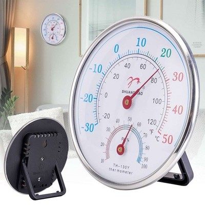 Thermometer Mount Wall Garden Greenhouse Home Indoor&Outdoor Humidity Meter