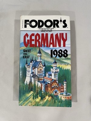Fodor's Germany West and East 1988 - Vintage Paperback Travel Publications