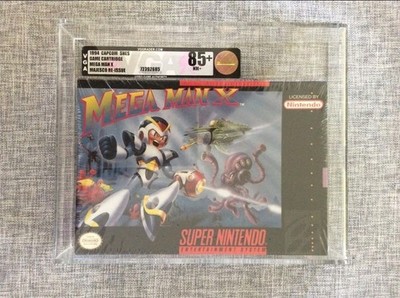 Super Nintendo Megaman X VGA 85+  Verry Rare