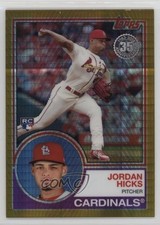 2018 Topps Silver Pack 1983 Design Chrome Gold 26/50 Jordan Hicks #142 1a39