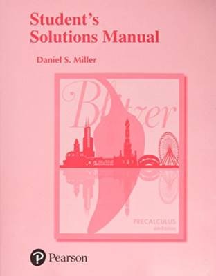 Student's Solutions Manual for Precalculus, Robert