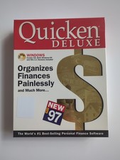 Sealed Quicken Deluxe 97 Windows Business Productivity Win 95 And Win 3.1 Ver