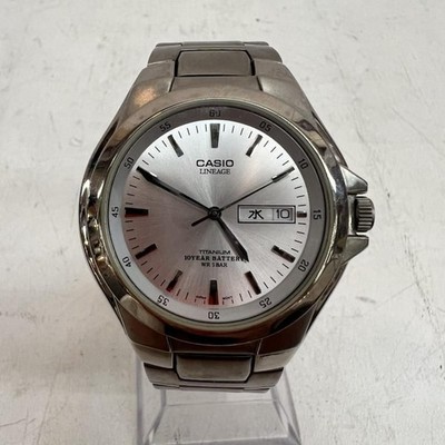 CASIO LINEAGE LIN-171J Silver Watch From Japan