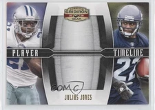 2008 Donruss Gridiron Gear Player Timeline 118/500 Julius Jones #PT-6 0j6