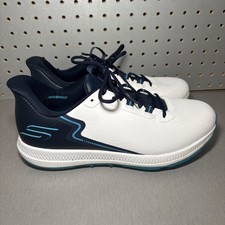Skechers GO GOLF Elite 6 Slip-ins Mens Golf Shoes Size 8.5 White Blue SN214130