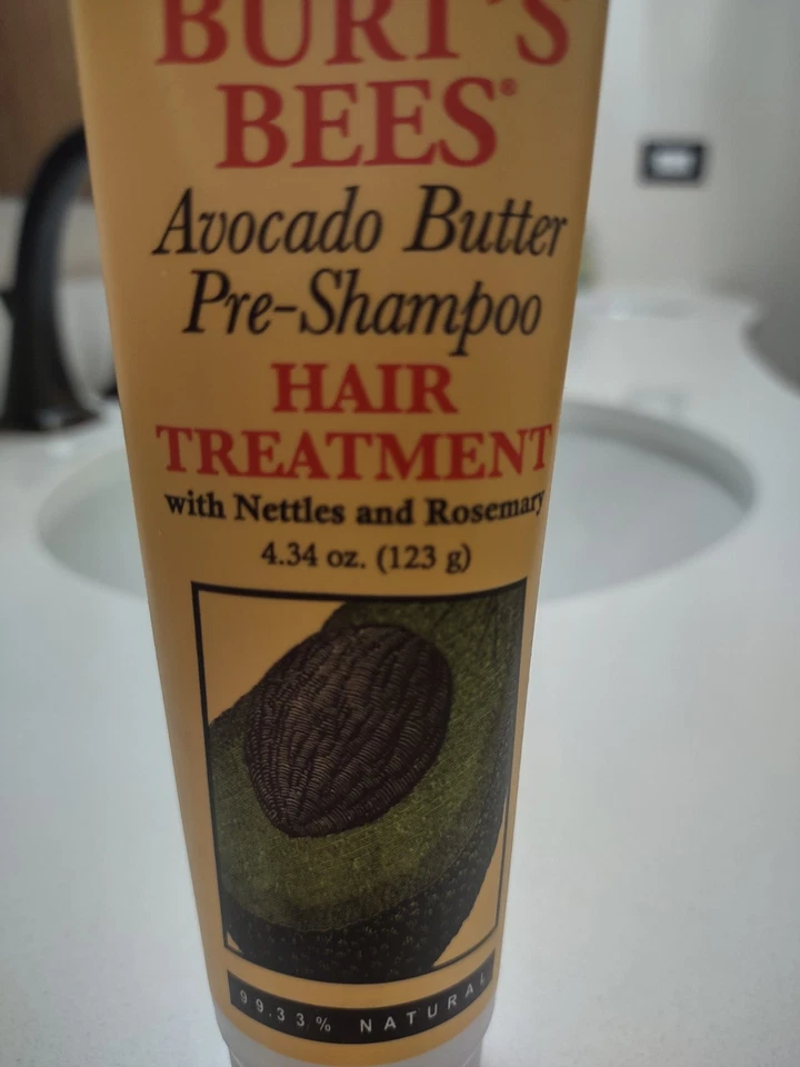 1 champú para tratamiento capilar con mantequilla de aguacate Burt's Bees 4,34 OZ. ¡SELLADO! Foto 3 de 4