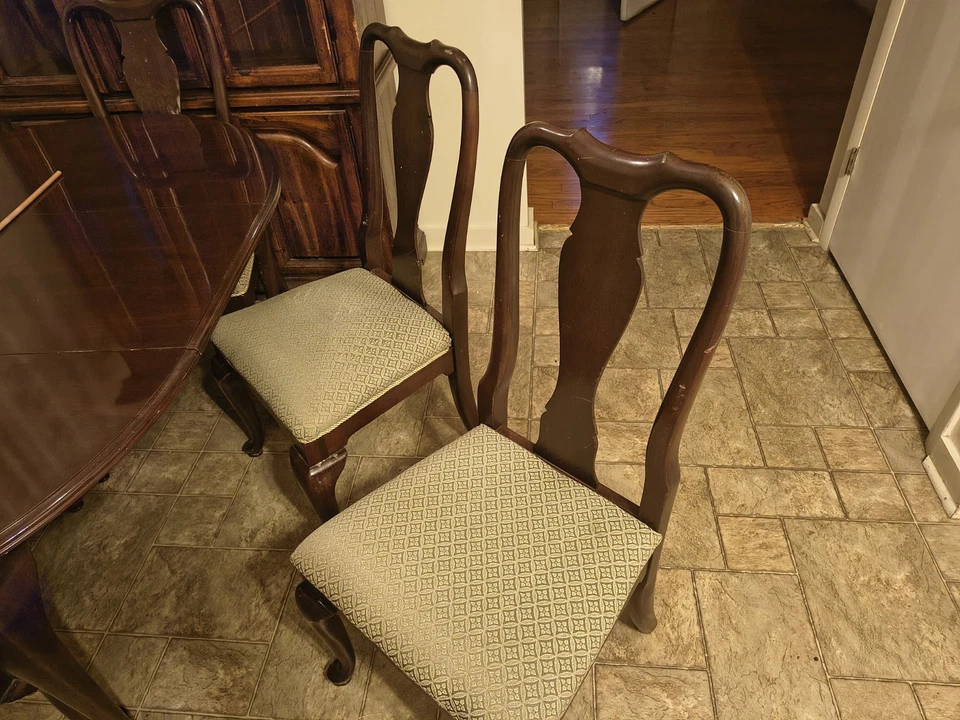 Круглый обеденный стол из красного дерева на шесть человек — 12 человек - Изображение 2 из 4