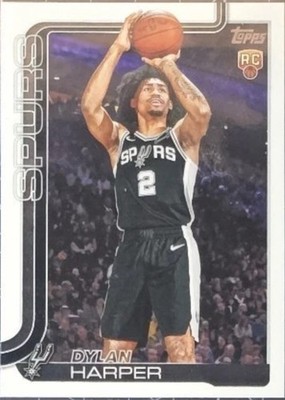 2025-26 Topps Basketball Dylan Harper Spurs #202 Rookie RC Base 