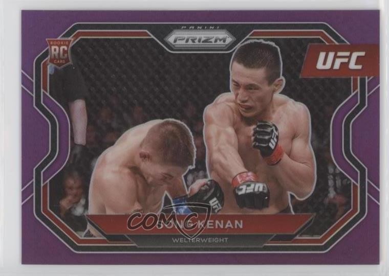 2021 Panini Prizm UFC Purple Prizm 45/149 Song Kenan #167 nd3