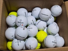 35 WILSON STAFF MODEL / STAFF MODEL X / TRIAD/ PRO GOLF BALLS - CLEAN & BRIGHT