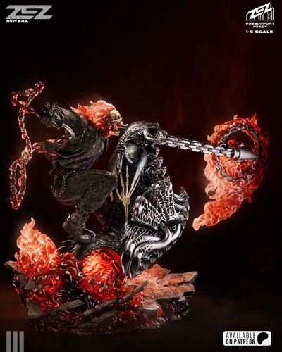 Ghost Rider Statue 3D Printed Kit Unpainted/Unassembled - Picture 2 of 24