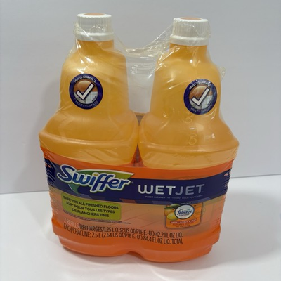 #ad 2 Pack Swiffer Wet Jet Floor Refill Sweet Citrus amp; Zest 42.2 Fl Oz New $26.99