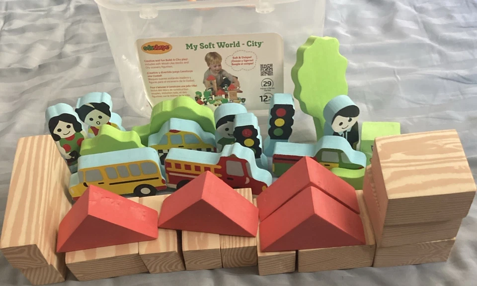 Edushape My Soft World - City, Oversized Play Building Blocks 29 Piece Set - Image 3 of 4