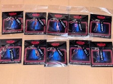 Stranger Things Acrylic Keychain with Name tag All 10 types set w/ Shopper bag